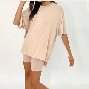 COPY - New Talulah Novi Tee Shorts Set Sand L